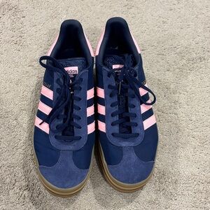 Adidas Gazelle Blue and Pink Casual Sneakers